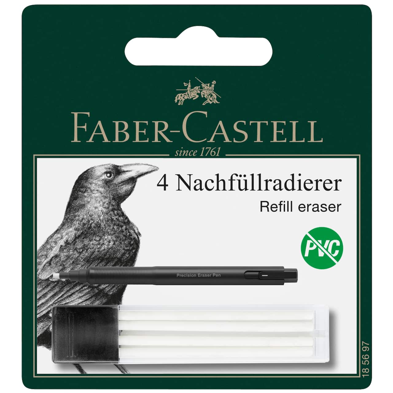 Faber-Castell Precision Eraser Pen Refills, 4ct.